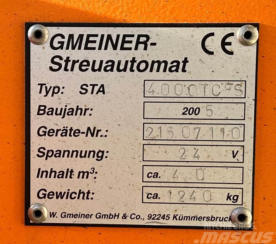 Unimog Salzstreuer Gmeiner 4000TCFS Sableuse et saleuse