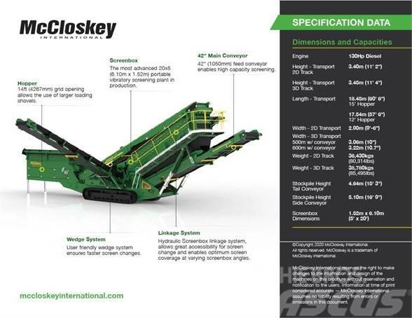 McCloskey S190 3DT Crible