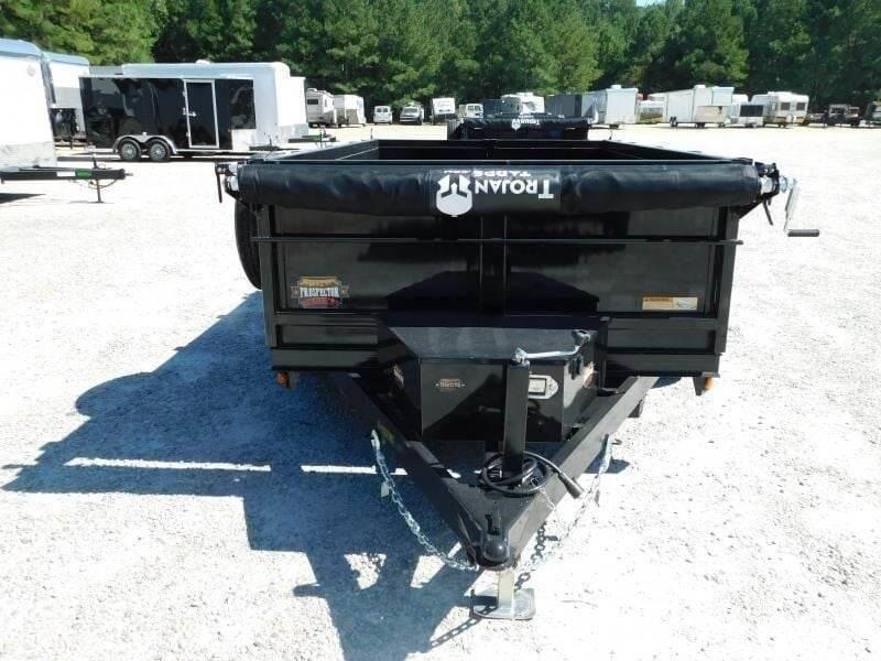  Covered Wagon Trailers 6x10 Dump Remorque benne