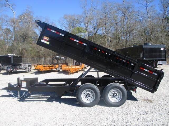 Covered Wagon Trailers 7x14 Dump with Tarp Remorque benne