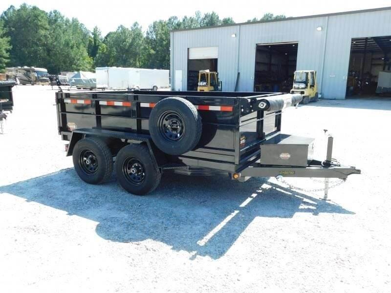  Covered Wagon Trailers Prospector 6x10 with 24 Sid Remorque benne