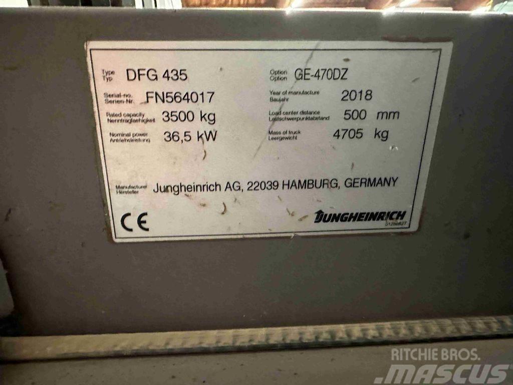 Jungheinrich DFG 435 - TRIPLEX 4,7 m Chariots diesel